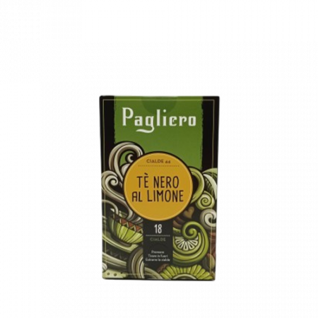 Pagliero թղթյա փոդերով կիտրոնի սև թեյ 18 հատ