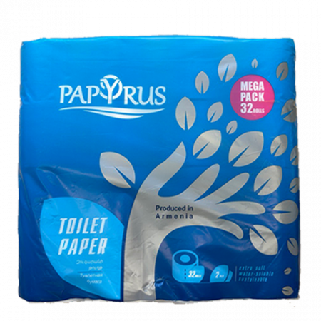 Soft Papyrus toilet paper 2ply 32pcs