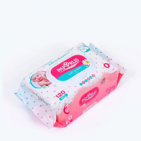 Soft Papyrus wet wipes for babies 120 pieces 