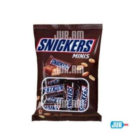 Snickers Minis շոկոլադե կոնֆետներ 180գ