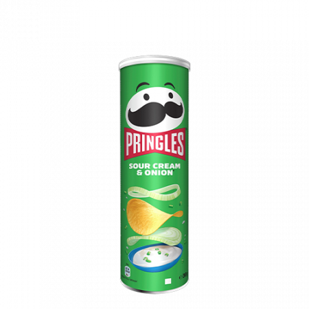 Pringles чипсы сметана и лук 165г
