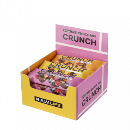R.A.W Life Crunch Cհoco Mix բատոն 12 hատ