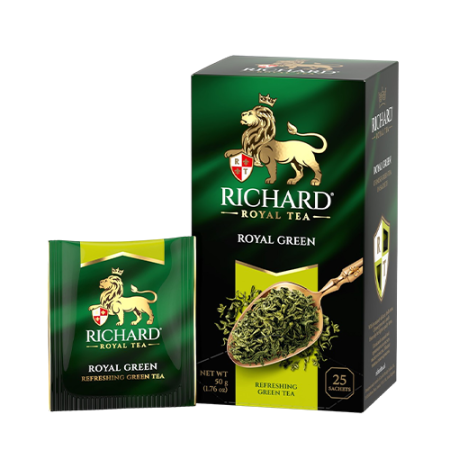 Richard Royal Green Կանաչ Թեյ Փաթեթներով