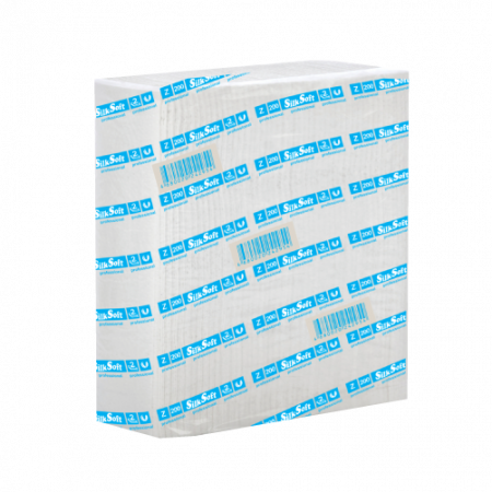 Silk Soft Двухслойные бумажные полотенца для диспенсера 200 шт