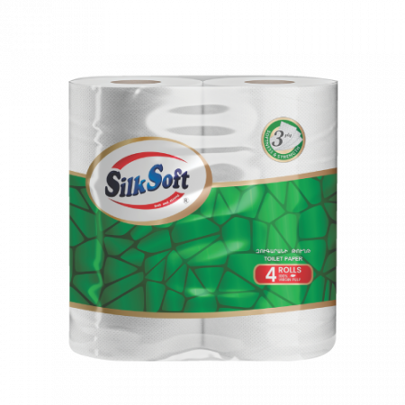 Silk Soft 3ply paper towel 4pcs