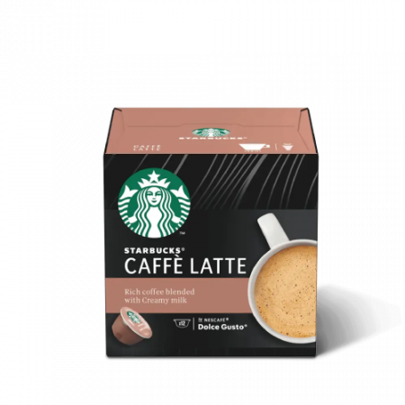 Starbucks Cafe Latte  капсульный кофе 12 шт