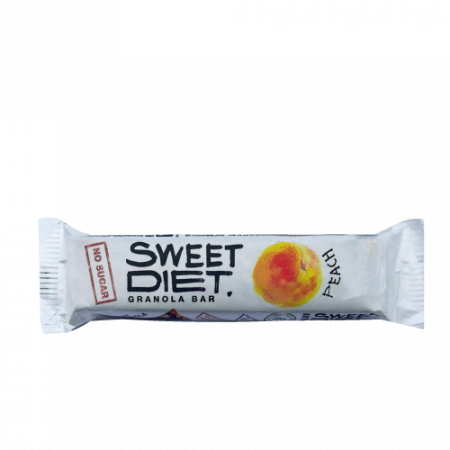 Sweet Diet Peach granola bar