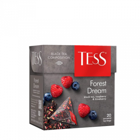 Tess Forest Dream բրգաձև ծրարիկով սև թեյ 