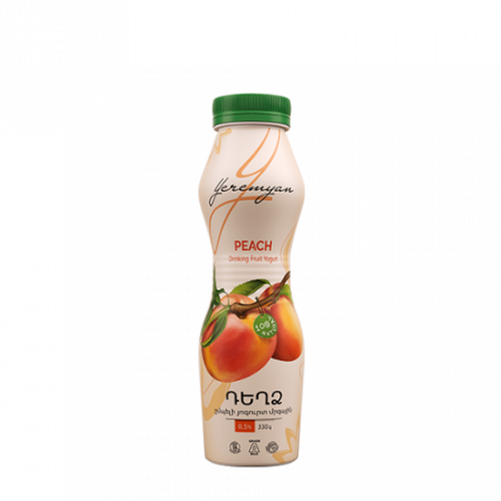 Yeremyan Yoghurt drinking peach 0․5% 330g