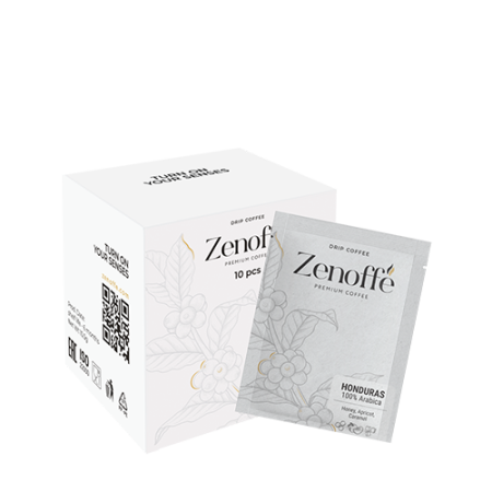 Zenoffe Honduras խոշոր աղացած սուրճ դրիպ փաթեթներով 10 հատ
