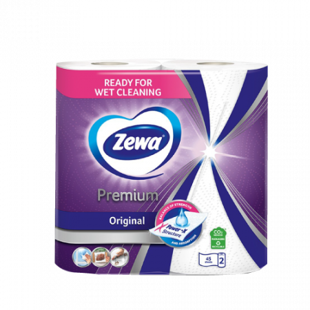 Zewa Premium Original бумажные салфетки 2 шт