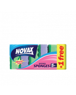 Novax սպասք լվանալու սպունգ 5+1