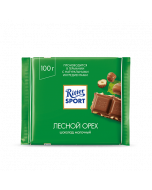 Ritter Sport молочная шоколадная плитка с рубленым фундуком 100г*