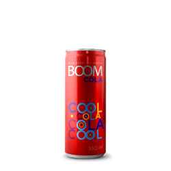 Boom Cola охлаждающий напиток  0.33л