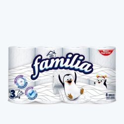 Familia 3ply toilet paper 8 pcs
