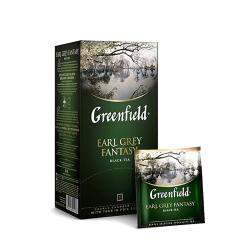Черный Чай Гринфилд в Пакетиках - Greenfield Earl Grey Fantasy