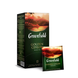 Черный Чай Гринфилд в Пакетиках - Greenfield Golden Ceylon 