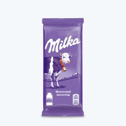 Milka молочная шоколадная плитка 85г