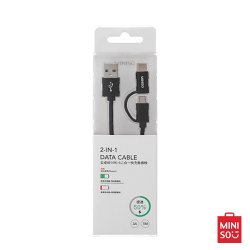 Miniso մալուխ type-c-usb սև