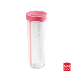 Miniso бутылка для воды розовая 800мл