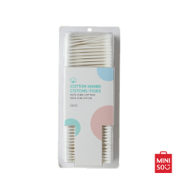Miniso cotton swabs with paper sticks 500 pcs