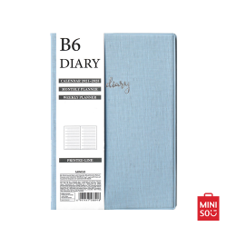 Miniso notebook by days of the week blue