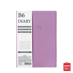 Miniso notebook by days of the week purple