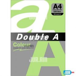 Թուղթ A4 Կանաչ Double A - Գունավոր Թուղթ Ա4