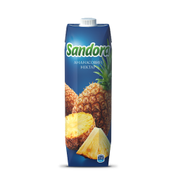 Sandora натуральный сок ананас 1л