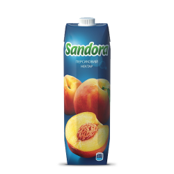 Sandora натуральный сок персик 1л