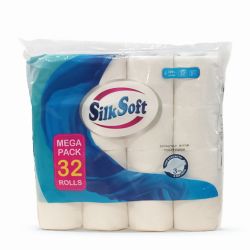 Silk Soft 3ply toilet paper 32 pcs