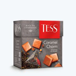 Чай черный Tess Caramel Charm в пирамидках