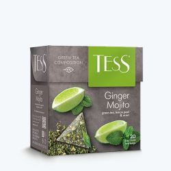 Чай зеленый Tess Ginger Mojito в пирамидках