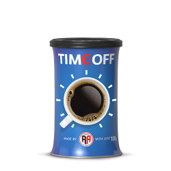 TimeOff կապույտ լուծվող սուրճ 100գ
