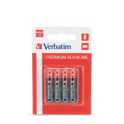 Verbatim AAA alkaline batteries 