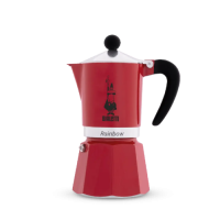 Bialetti Rainbow red coffee maker 130ml