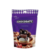 Chocogate Assorted chocolate dates 100g