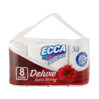 Ecca Premium Delux 3ply paper towel 8 pcs
