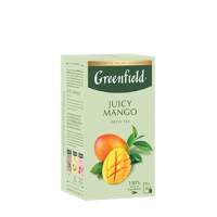 Greenfield Juicy Mango зеленый чай в пакетиках 20 шт
