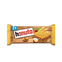 Hanuta wafer with chocolate filling and hazelnuts 44g
