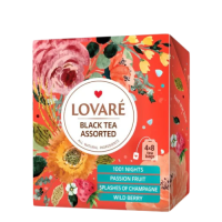 Lovare Black Tea Assorted Коллекция чая в пакетиках 4 сорта 32шт