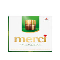 Merci ассорти шоколадных конфет с миндалем 250гр