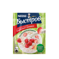 Bistrov oat porridge with strawberry and milk 40g