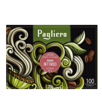 Pagliero  Intenso պարկուճային սուրճ 100 հատ