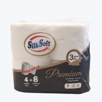 Silk Soft Premium Եռաշերտ զուգարանի թուղթ 4 հատ