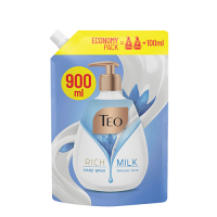 Teo Milk delicate care հեղուկ օճառ 900մլ