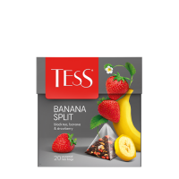 Tess Banana Split սև թեյ բրգաձև ծրարիկով