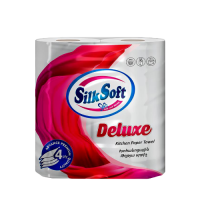 Silk Soft deluxe 4ply kitchen paper towel 2 pcs.