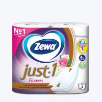 Zewa Just 1 четырехслойная туалетная бумага 4 шт